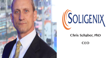 Soligenix CEO Christopher Schaber PhD.