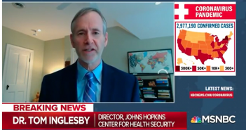 Inglesby: ‘Need More Visibility’ Into PPE Supply Chain
